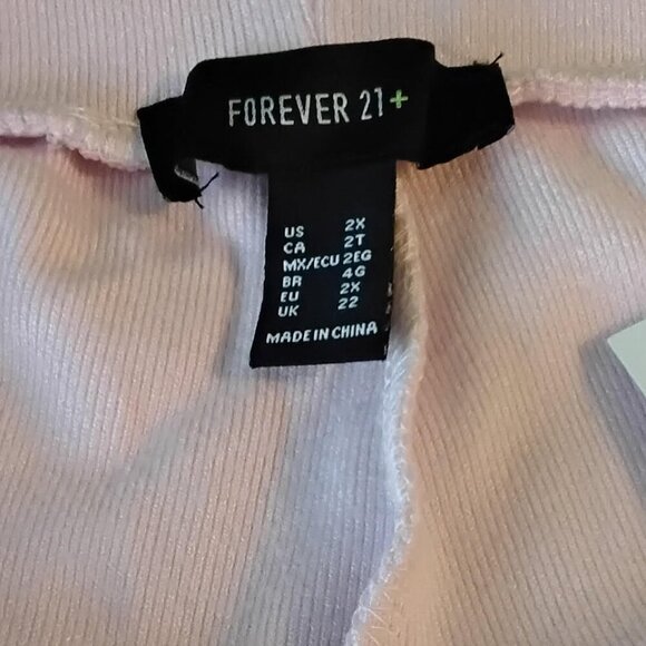 NEW!!! PINK WIDE LEG PANTS - FOREVER 21 - SIZE 2X - Picture 4 of 6